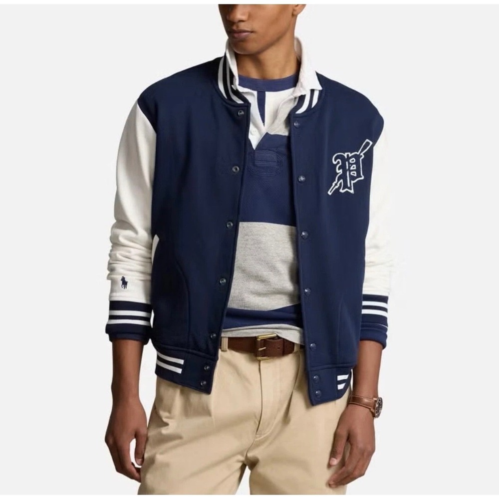 Polo Ralph‎ Lauren Varsity Jacket Men's Gothic P Patch Big and Tall Size 3XB